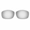 Hkuco Mens Replacement Lenses For Oakley Fives Squared Sunglasses Titanium Mirror Polarized